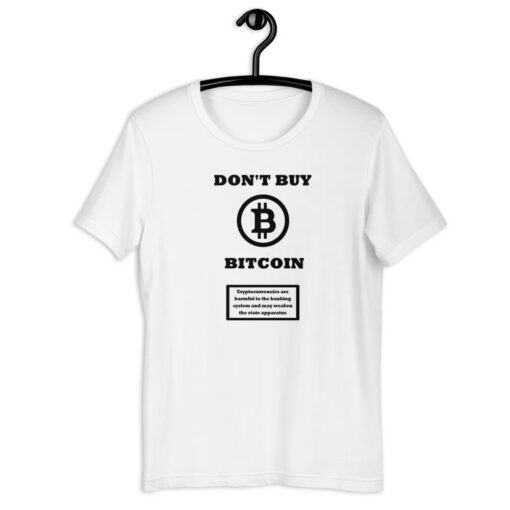 Bitcoin T-shirt Don’t Buy BTC Cryptocurrency Trader