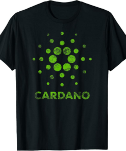 Cardano T-Shirt Green ADA Logo Cryptocurrency Trader