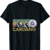 Cardano T-Shirt Retro Cryptocurrency Trader