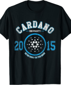 Cardano T-Shirt University Cryptocurrency Token Vintage