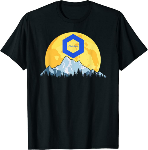 Chainlink T-Shirt Crypto Giant Moon LINK Cryptocurrency