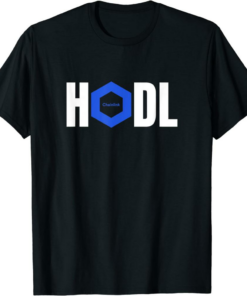 Chainlink T-Shirt Crypto Hodl Text LINK Cryptocurrency Words