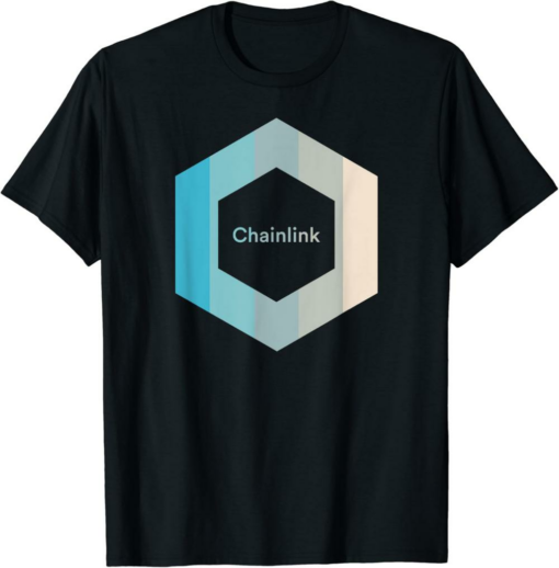 Chainlink T-Shirt Crypto Pastel Colors LINK Cryptocurrency