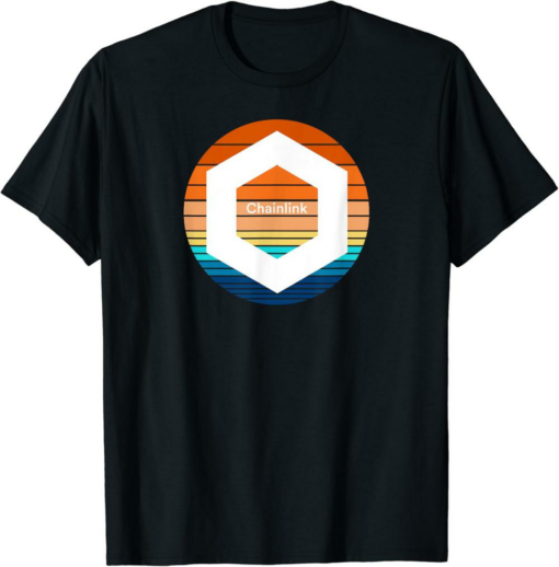 Chainlink T-Shirt Crypto Sunset LINK Cryptocurrency