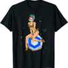 Chainlink T-Shirt Cryptocurrency Pin-Up Girl Hodling Crypto