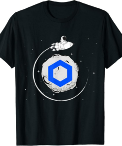Chainlink T-Shirt Cryptocurrency Talk Fun LINK Rocket