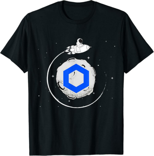 Chainlink T-Shirt Cryptocurrency Talk Fun LINK Rocket