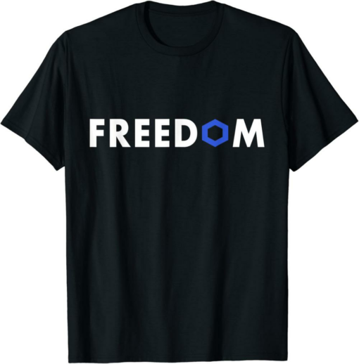 Chainlink T-Shirt Freedom Cryptocurrency Blockchain Crypto