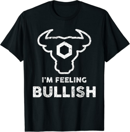 Chainlink T-Shirt Funny Crypto Coin I’m Feeling Bullish