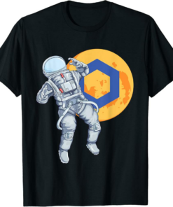 Chainlink T-Shirt LINK Crypto Astronaut Blockchain