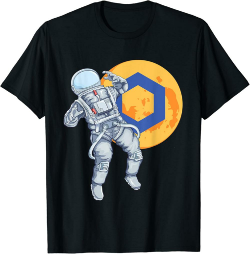 Chainlink T-Shirt LINK Crypto Astronaut Blockchain