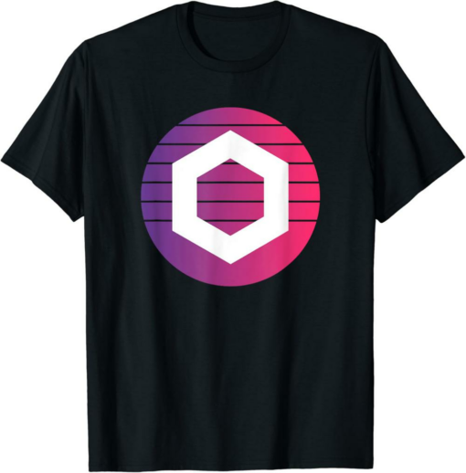 Chainlink T-Shirt LINK Logo Crypto Circle Cool