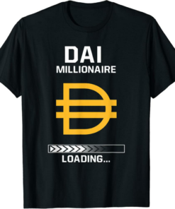 Dai T-Shirt Funny Coin Token Millionaire Cryptocurrency