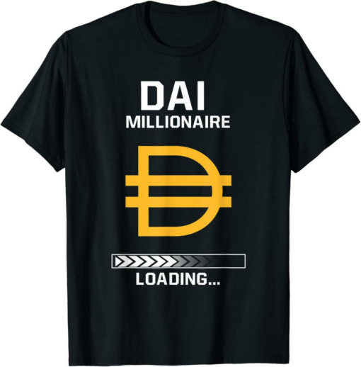 Dai T-Shirt Funny Coin Token Millionaire Cryptocurrency