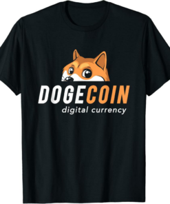 Dogecoin T-Shirt Digital Currency DOGE Meme