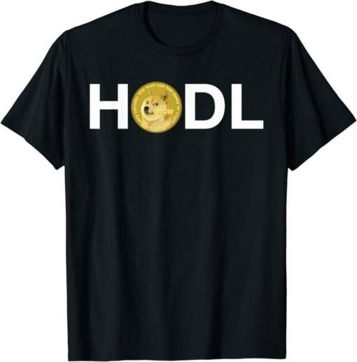 Dogecoin T-Shirt Hodl Cryptocurrency Trader