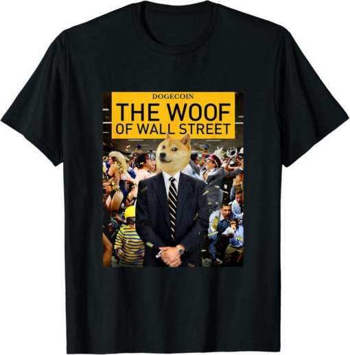 Dogecoin T-Shirt The Woof Cryptocurrency Trader