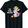 Dogecoin T-Shirt To The Moon Cool DOGE Coin Crypto Currency