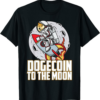 Dogecoin T-Shirt To The Moon DOGE Shiba Rocket