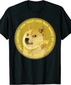 Dogecoin T-Shirt Very Currency Much Coin Funny Dogecoin