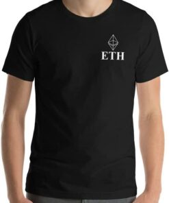 Ethereum T-Shirt Camiseta Con Logotipo Eth