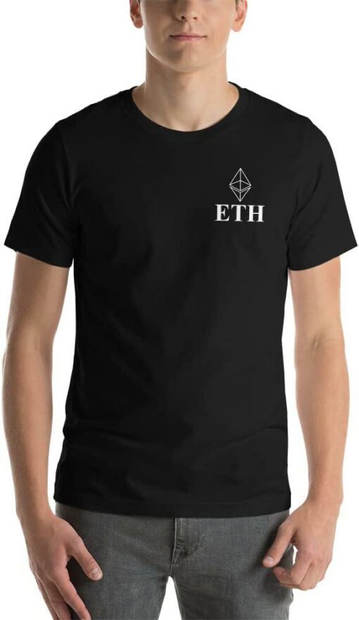 Ethereum T-Shirt Camiseta Con Logotipo Eth