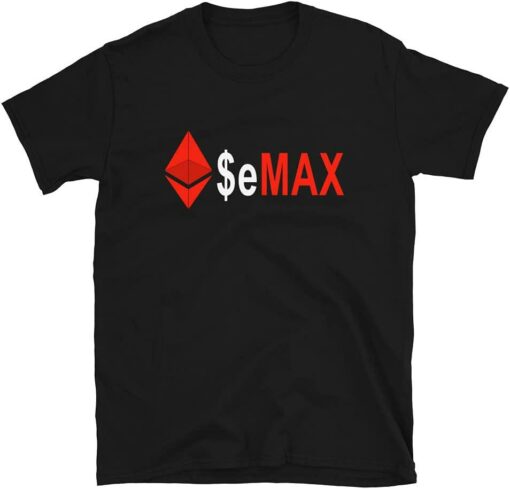 Ethereum T-Shirt Camiseta Max Emax Crypto Token