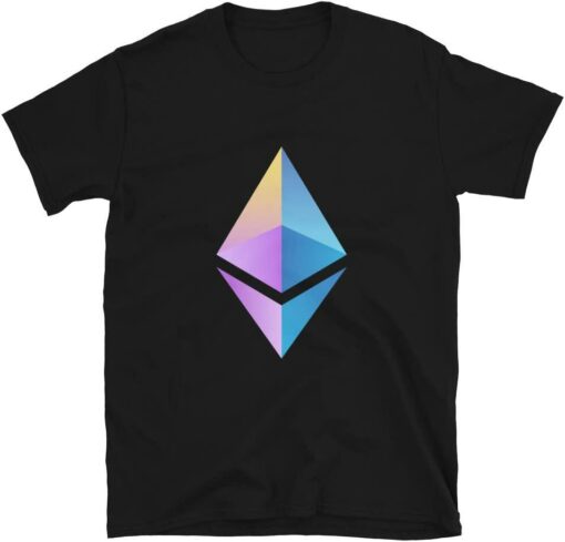 Ethereum T-Shirt Camiseta Unisex De Manga Corta Eth