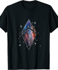 Ethereum T-Shirt Cool Eth Ether Deep Space Diamond
