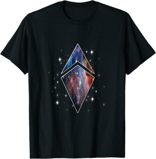 Ethereum T-Shirt Cool Eth Ether Deep Space Diamond