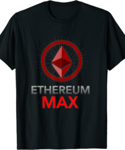Ethereum T-Shirt Emax Ethereummax Camiseta De Manga