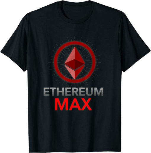 Ethereum T-Shirt Emax Ethereummax Camiseta De Manga