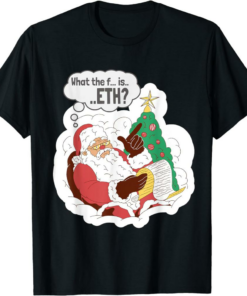 Ethereum T-Shirt Eth Coin Cryptocurrency Christmas
