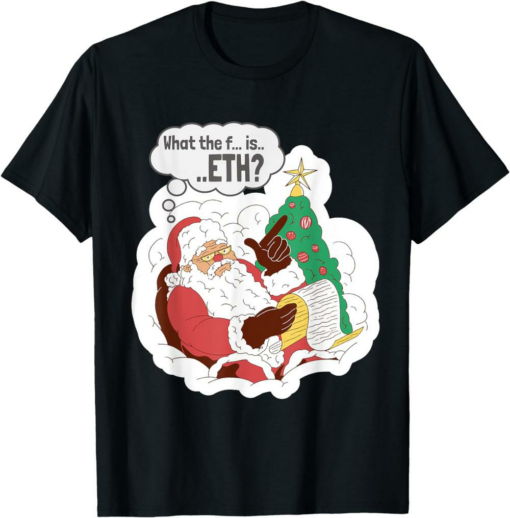 Ethereum T-Shirt Eth Coin Cryptocurrency Christmas