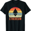 Ethereum T-Shirt Retro Eth Cryptocurrency Token