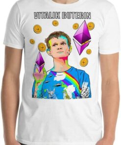 Ethereum T-Shirt Vitalik Buterin Camiseta Criptogr�fica