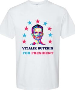 Ethereum T-Shirt Vitalik For President For Crypto Enthusiast
