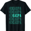 Kaspa T-Shirt Camiseta Vibrant Crypto Colors Bold Miner