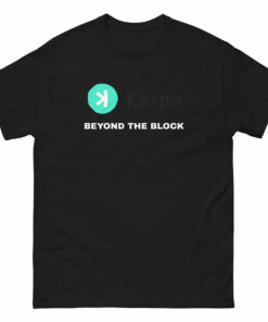 Kaspa T-Shirt Crypto Beyond The Block Cryptocurrency