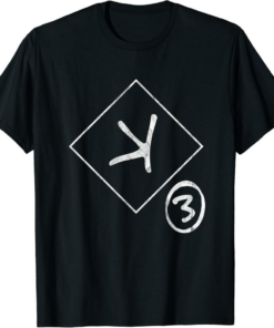 Kaspa T-Shirt Funny K Strikeout Look Scorebook Camiseta