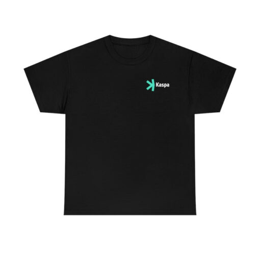 Kaspa T-Shirt Kas Logo Cryptocurrency Trader