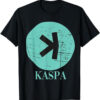 Kaspa T-Shirt Logo Cryptocurrency Trader