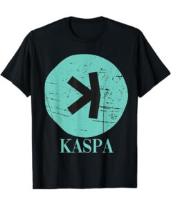 Kaspa T-Shirt Logo Cryptocurrency Trader