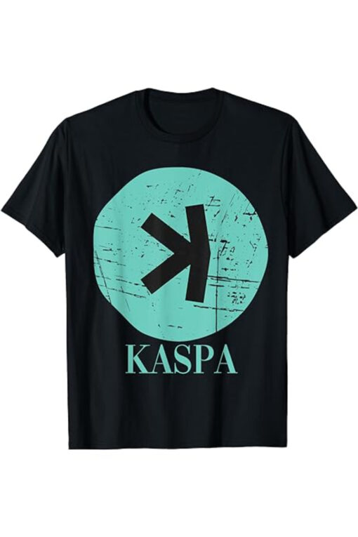 Kaspa T-Shirt Logo Cryptocurrency Trader