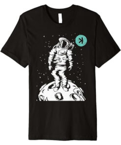 Kaspa T-Shirt To The Moon Cryptocurrency Trader
