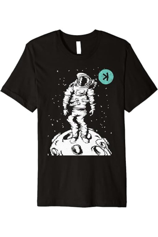 Kaspa T-Shirt To The Moon Cryptocurrency Trader