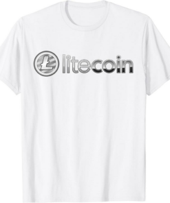 Litecoin T-Shirt LTC Blockchain Cryptocurrency