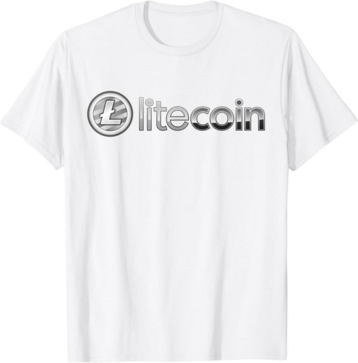 Litecoin T-Shirt LTC Blockchain Cryptocurrency