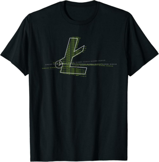 Litecoin T-Shirt Logo Code Cool Cryptocurrency