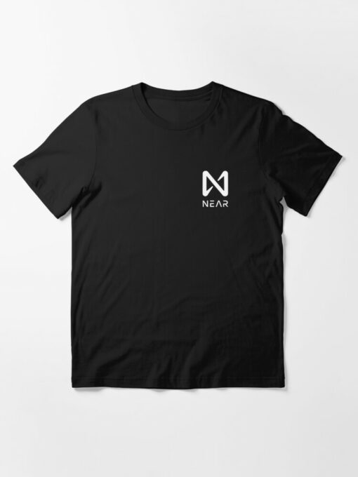 NEAR Protocol T-Shirt Crypto Altcoin Clean Stacked White